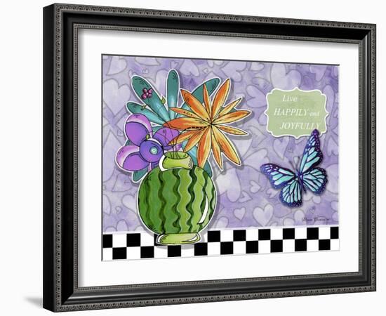 Flower Pot 9-Megan Aroon Duncanson-Framed Giclee Print