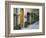 Flower Pots and Potted Plants Decorate a Narrow Street in Tuscan Village, Pienza, Italy-Dennis Flaherty-Framed Premium Photographic Print