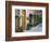 Flower Pots and Potted Plants Decorate a Narrow Street in Tuscan Village, Pienza, Italy-Dennis Flaherty-Framed Photographic Print