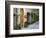 Flower Pots and Potted Plants Decorate a Narrow Street in Tuscan Village, Pienza, Italy-Dennis Flaherty-Framed Photographic Print