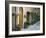 Flower Pots and Potted Plants Decorate a Narrow Street in Tuscan Village, Pienza, Italy-Dennis Flaherty-Framed Photographic Print