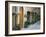 Flower Pots and Potted Plants Decorate a Narrow Street in Tuscan Village, Pienza, Italy-Dennis Flaherty-Framed Photographic Print