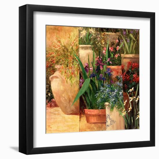 Flower Pots Left-Art Fronckowiak-Framed Art Print