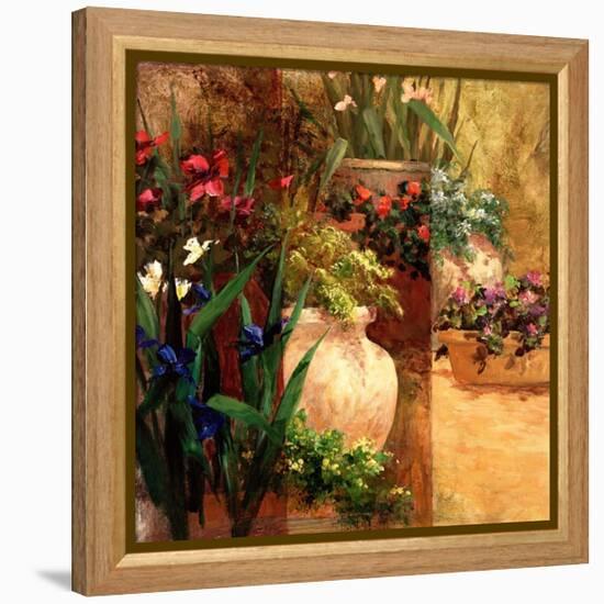 Flower Pots Right-Art Fronckowiak-Framed Stretched Canvas