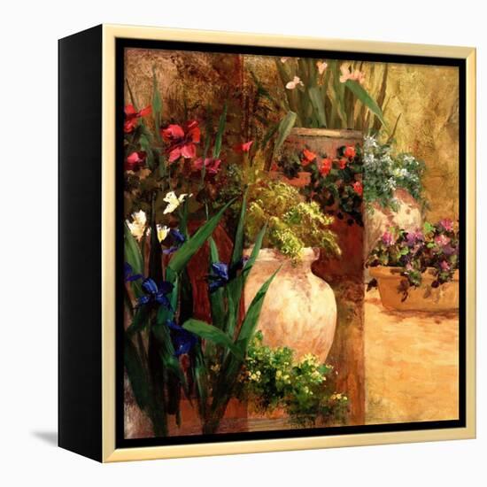 Flower Pots Right-Art Fronckowiak-Framed Stretched Canvas
