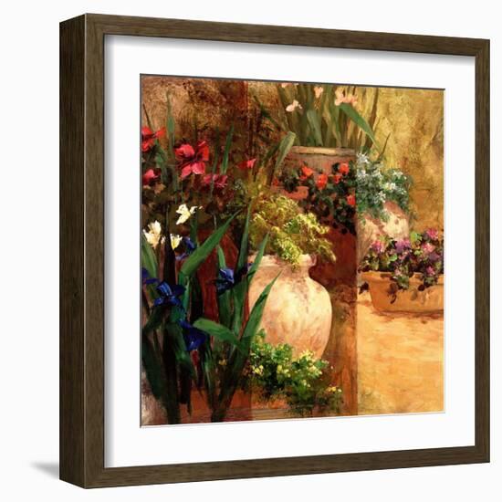 Flower Pots Right-Art Fronckowiak-Framed Art Print