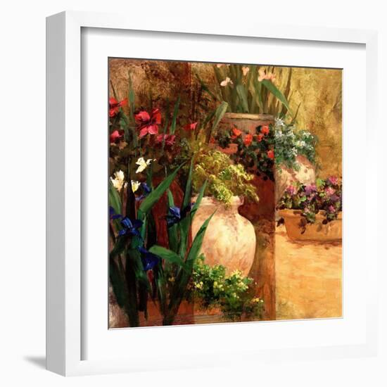 Flower Pots Right-Art Fronckowiak-Framed Art Print