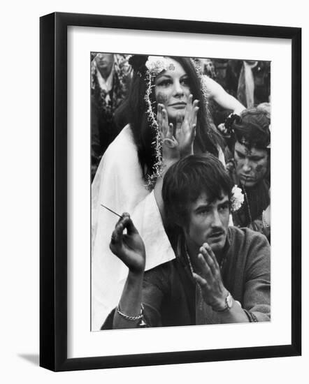 Flower Power 1967-null-Framed Photographic Print