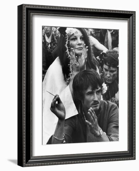 Flower Power 1967-null-Framed Photographic Print