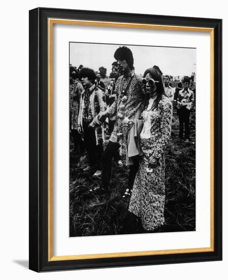 Flower Power 1967-null-Framed Photographic Print