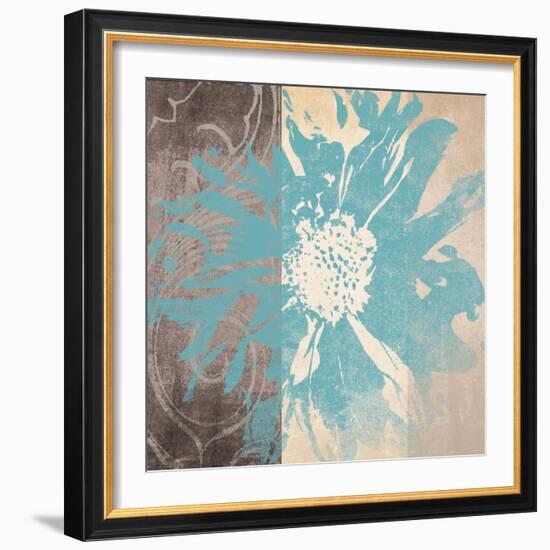 Flower Power 1-Alonza Saunders-Framed Art Print