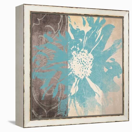 Flower Power 1-Alonza Saunders-Framed Stretched Canvas