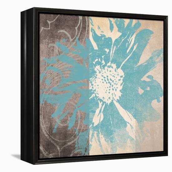 Flower Power 1-Alonza Saunders-Framed Stretched Canvas