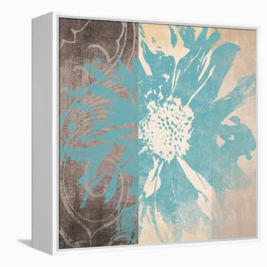 Flower Power 1-Alonza Saunders-Framed Stretched Canvas