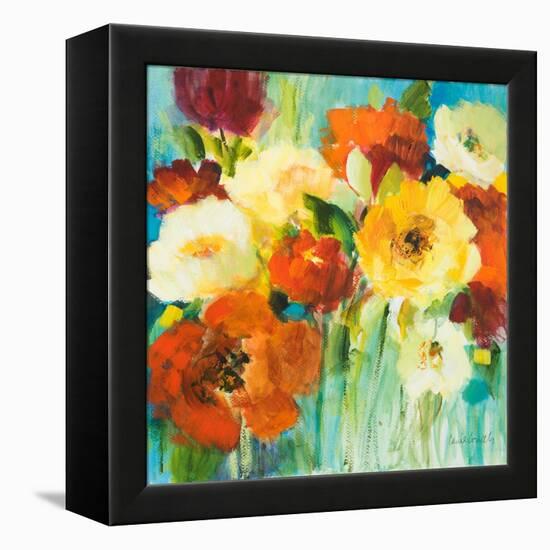 Flower Power II-Lanie Loreth-Framed Stretched Canvas