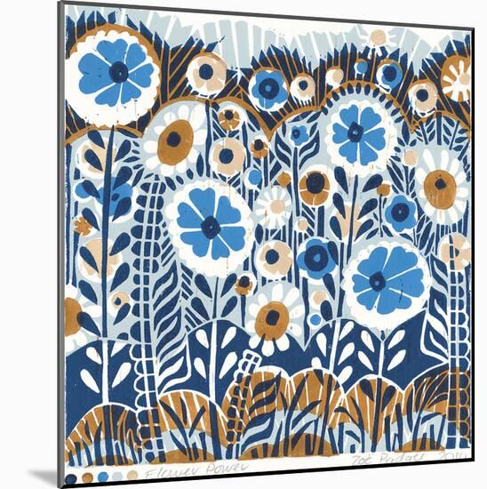 Flower Power-Zoe Badger-Mounted Giclee Print