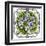 Flower Purple Pansies-Vertyr-Framed Art Print
