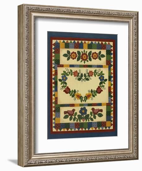 Flower Quilt 1-Debbie McMaster-Framed Premium Giclee Print