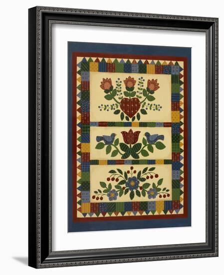 Flower Quilt 2-Debbie McMaster-Framed Premium Giclee Print