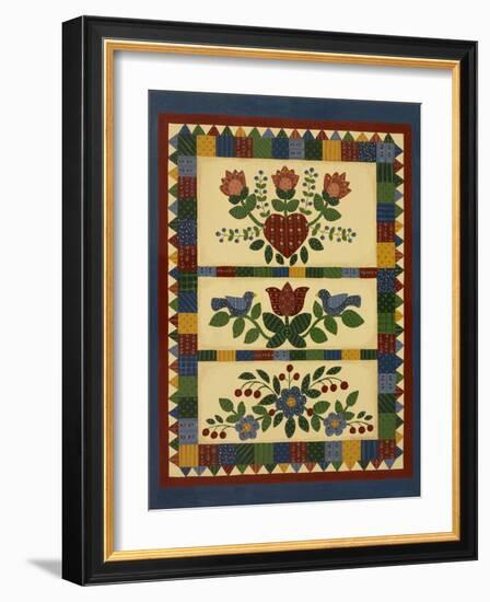 Flower Quilt 2-Debbie McMaster-Framed Premium Giclee Print