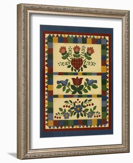 Flower Quilt 2-Debbie McMaster-Framed Giclee Print