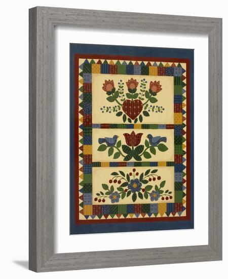 Flower Quilt 2-Debbie McMaster-Framed Giclee Print