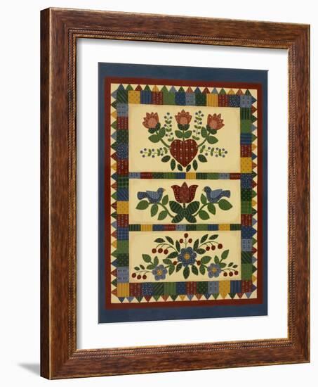 Flower Quilt 2-Debbie McMaster-Framed Giclee Print