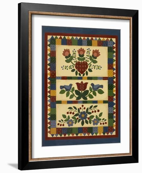 Flower Quilt 2-Debbie McMaster-Framed Giclee Print