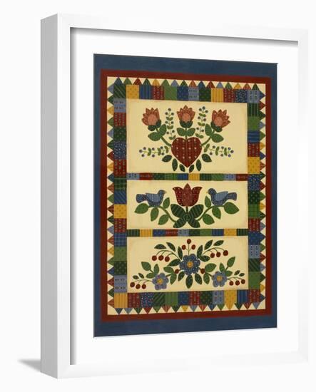 Flower Quilt 2-Debbie McMaster-Framed Giclee Print