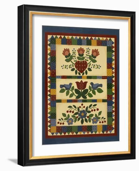 Flower Quilt 2-Debbie McMaster-Framed Giclee Print