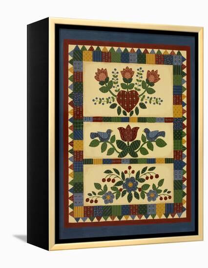 Flower Quilt 2-Debbie McMaster-Framed Premier Image Canvas