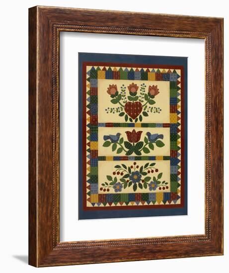 Flower Quilt 2-Debbie McMaster-Framed Premium Giclee Print