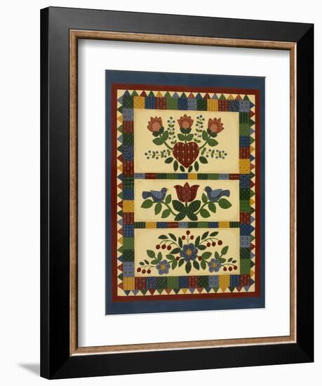 Flower Quilt 2-Debbie McMaster-Framed Premium Giclee Print