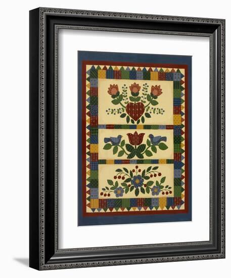 Flower Quilt 2-Debbie McMaster-Framed Premium Giclee Print