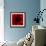 Flower Red Shade-Johan Lilja-Framed Giclee Print displayed on a wall