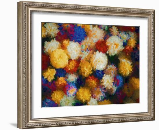 Flower Shop-Helen White-Framed Giclee Print