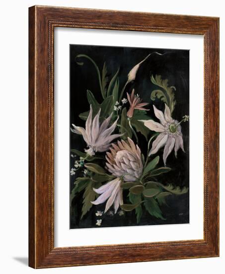 Flower Show I Crop Neutral-Julia Purinton-Framed Art Print