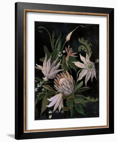 Flower Show I Crop Neutral-Julia Purinton-Framed Art Print