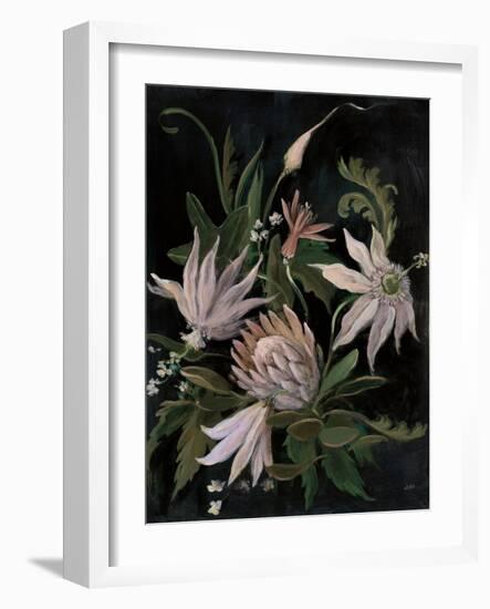 Flower Show I Crop Neutral-Julia Purinton-Framed Art Print