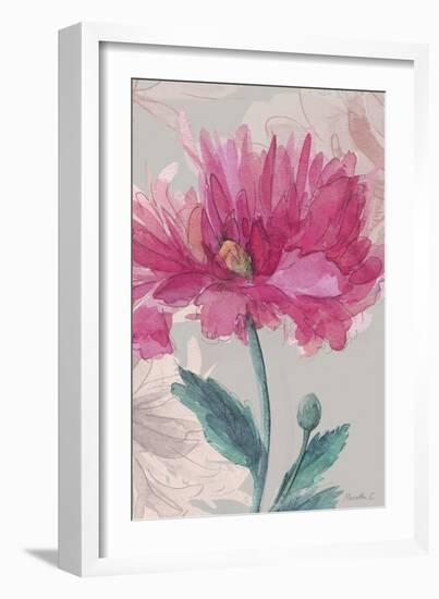 Flower Sketch 2-Marietta Cohen Art and Design-Framed Giclee Print