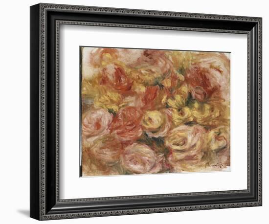 Flower Sketch, C.1914-Pierre-Auguste Renoir-Framed Giclee Print