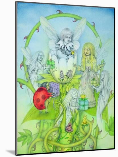 Flower Spirits, 1991-Wayne Anderson-Mounted Giclee Print