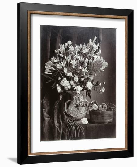 Flower Still Life, 1870-null-Framed Photographic Print