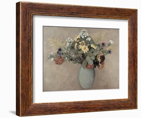 Flower Still Life No.2-Odilon Redon-Framed Giclee Print