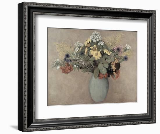 Flower Still Life No.2-Odilon Redon-Framed Giclee Print