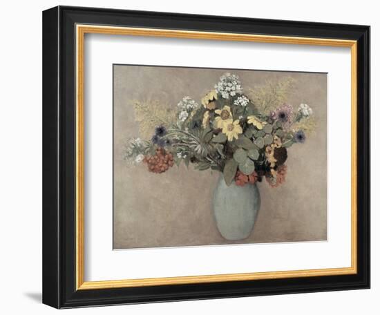 Flower Still Life No.2-Odilon Redon-Framed Giclee Print