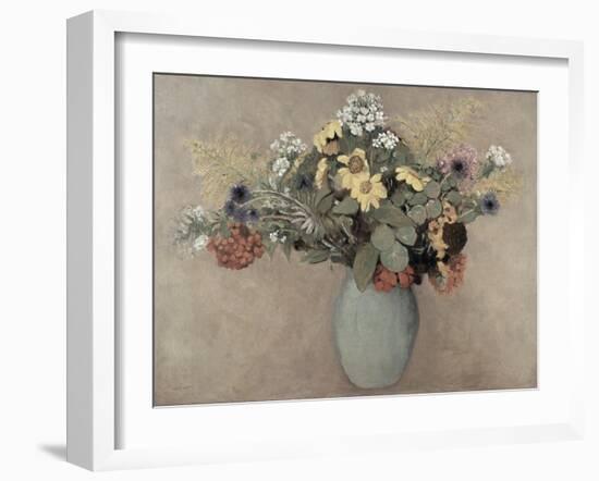 Flower Still Life No.2-Odilon Redon-Framed Giclee Print