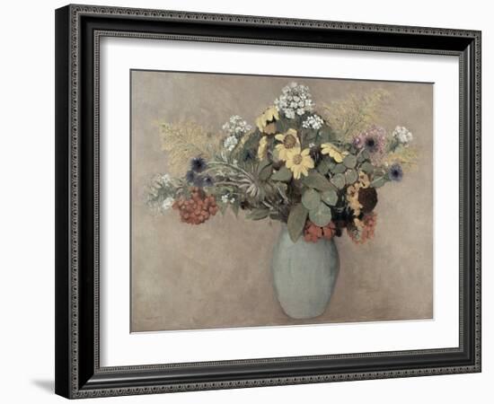 Flower Still Life No.2-Odilon Redon-Framed Giclee Print