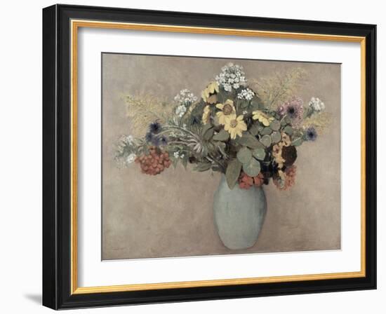 Flower Still Life No.2-Odilon Redon-Framed Giclee Print