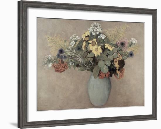 Flower Still Life No.2-Odilon Redon-Framed Giclee Print